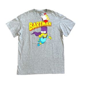 - NWT: The Simpson's: Bartman: Grey: Short Sleeve T-Shirt: Size L